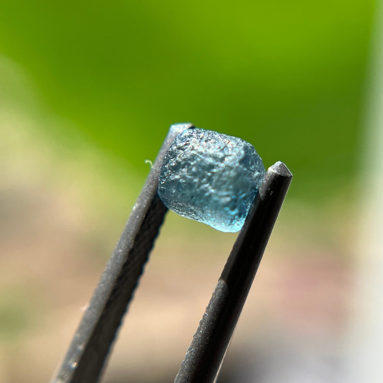 Rough Uncut Teal Blue Montana Sapphire