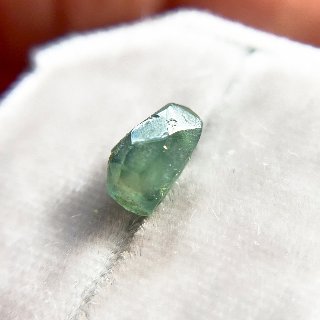 Organically Faceted Oval Rough Australian Blue Green Sapphire
