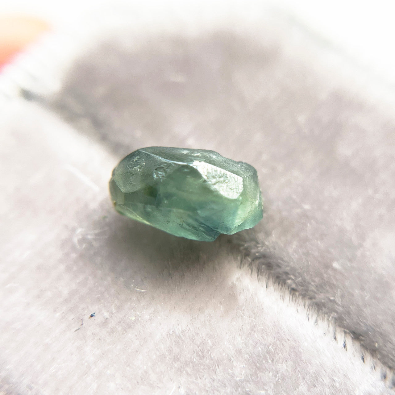 Organically Faceted Oval Rough Australian Blue Green Sapphire