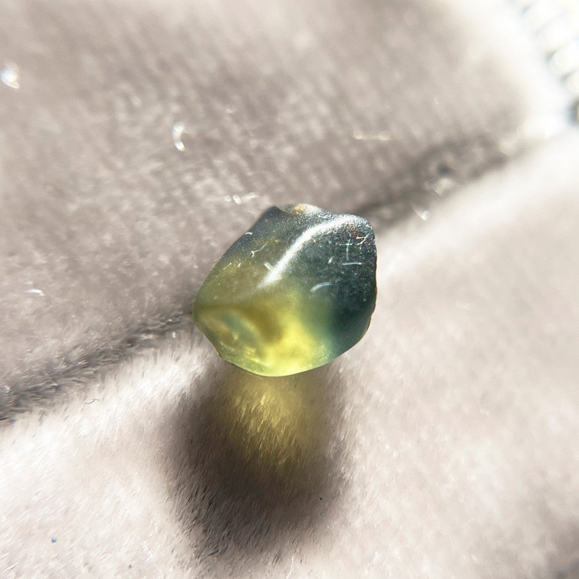 Rough Australian Parti Colour Green Blue Sapphire