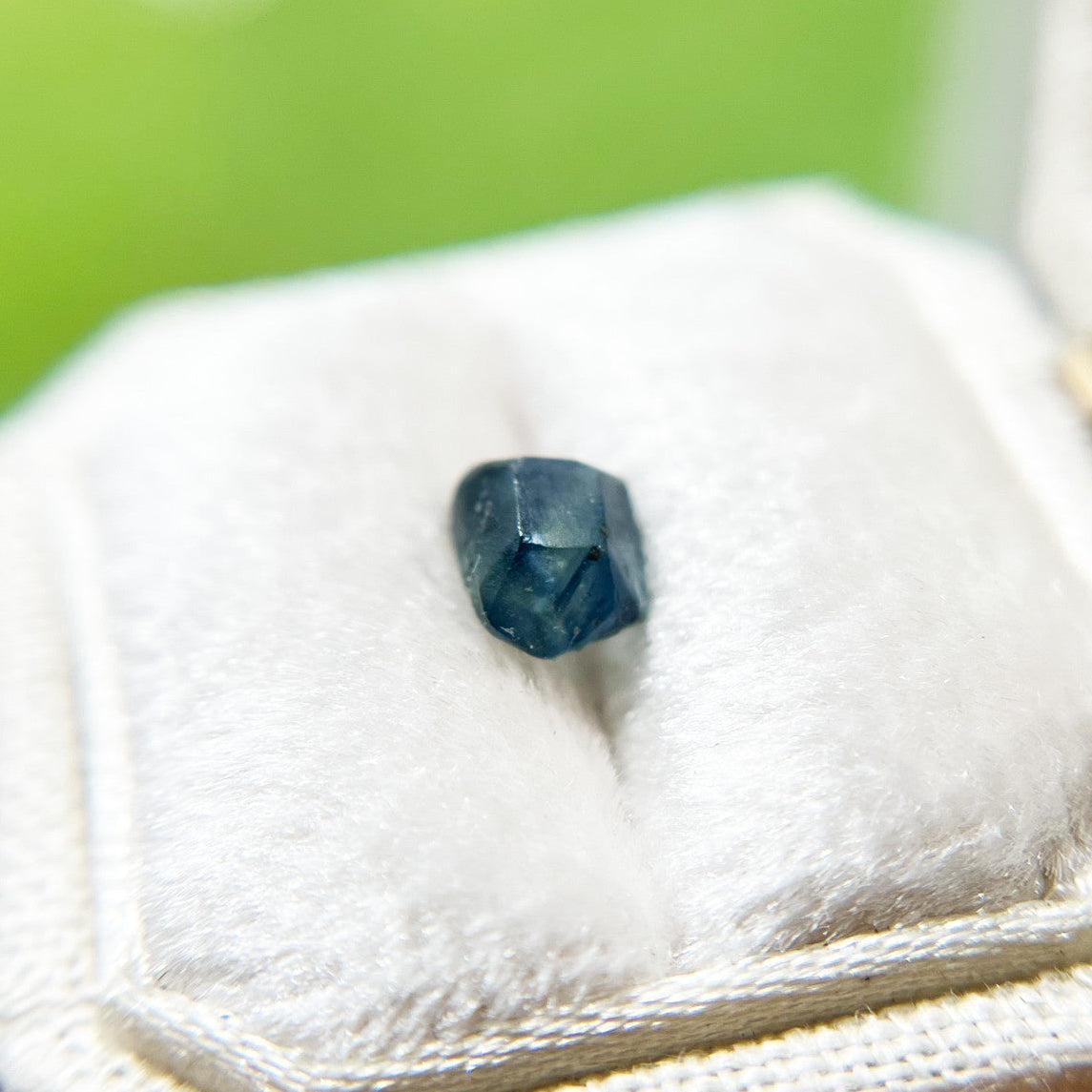 Organically Faceted Blue Montana Sapphire