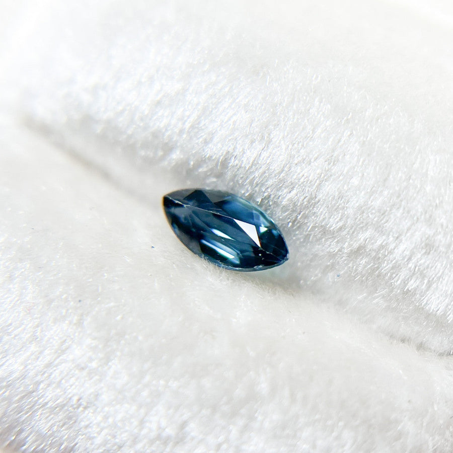 Marquise Cut Teal Sapphire