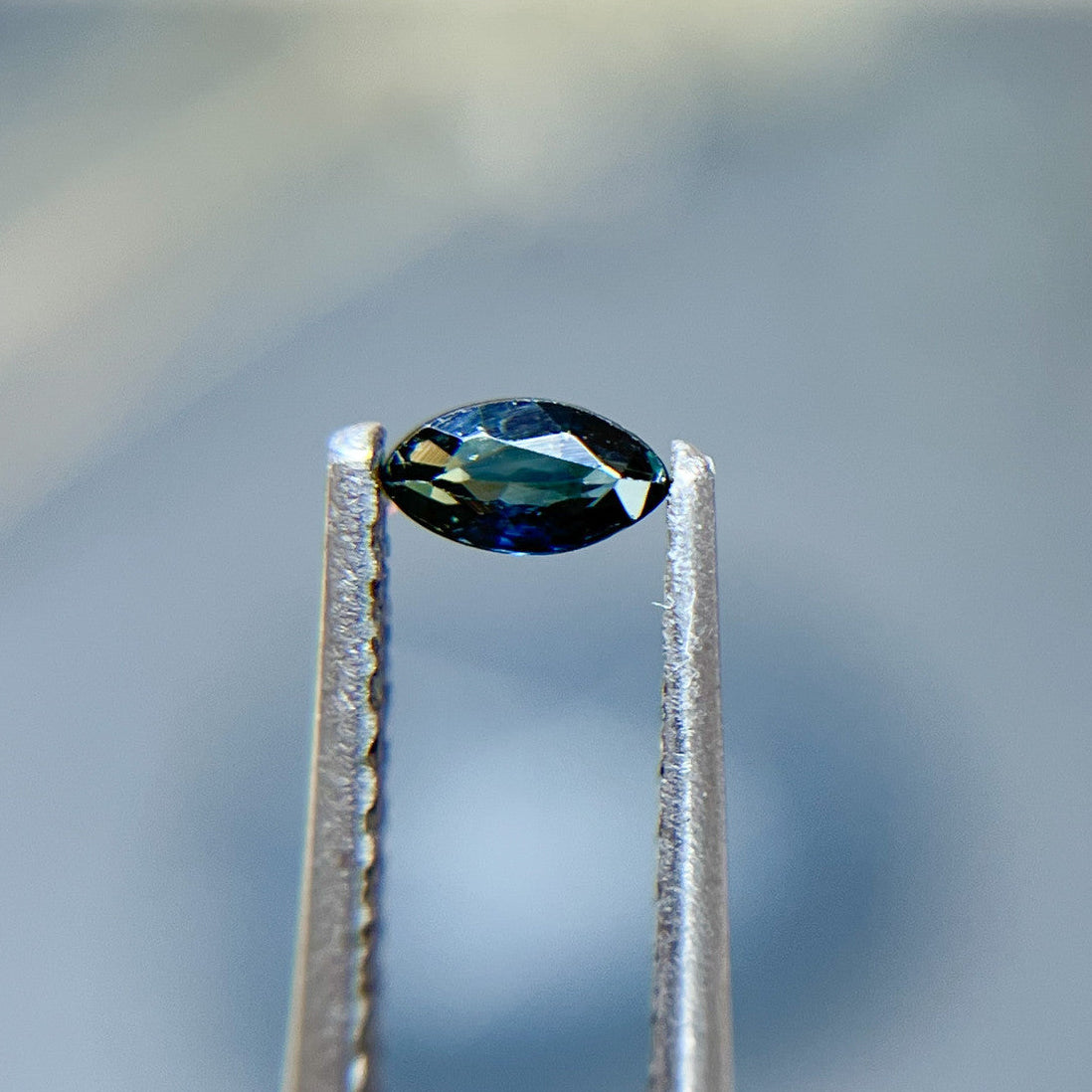 Marquise Cut Teal Sapphire