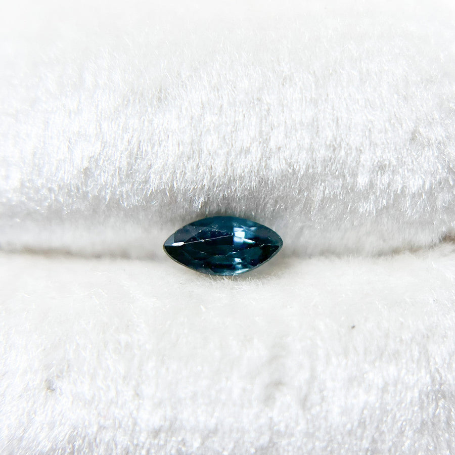 Marquise Cut Teal Sapphire