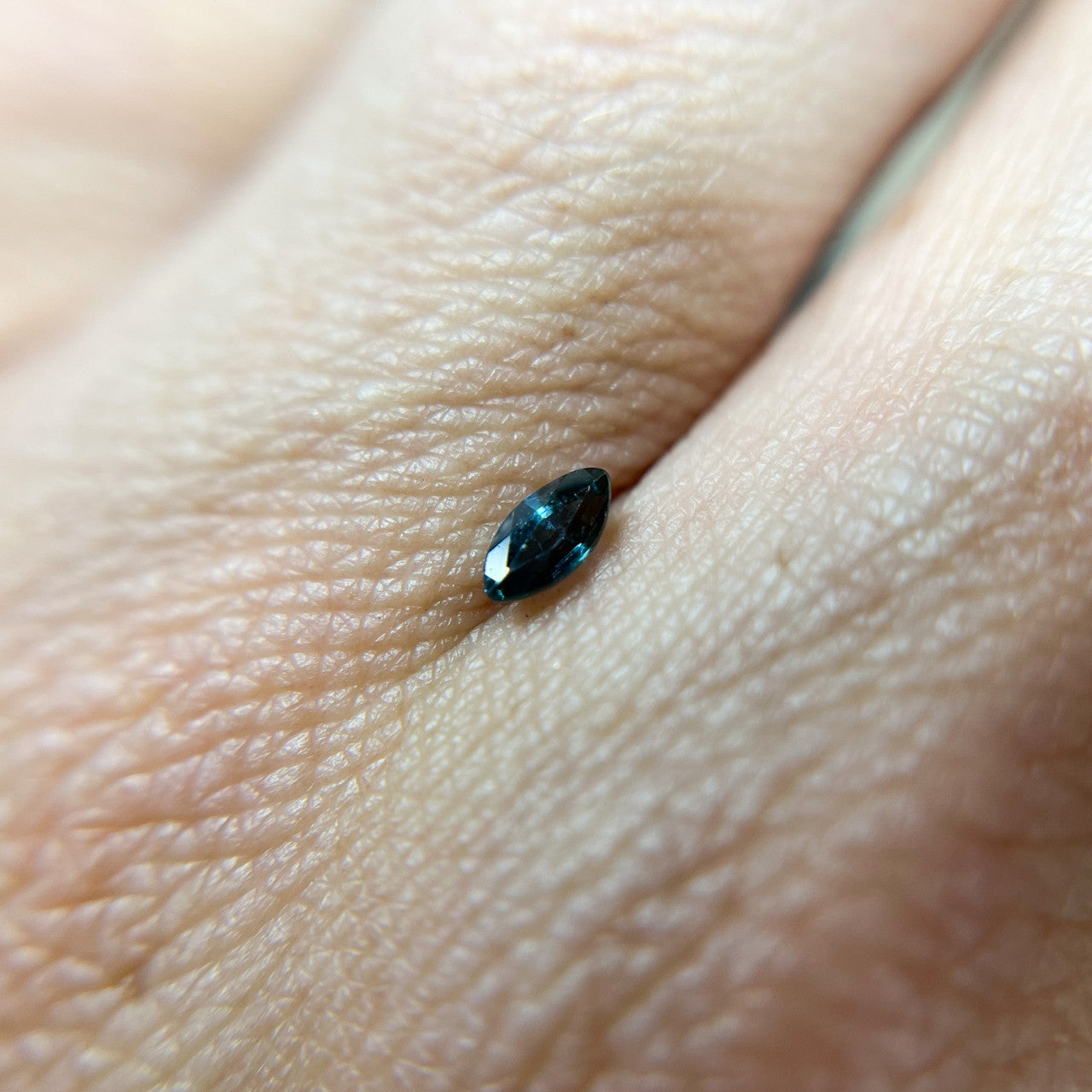Marquise Cut Teal Sapphire