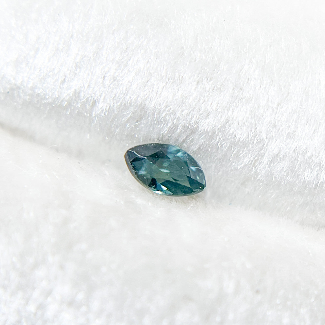 Marquise Cut Teal Sapphire