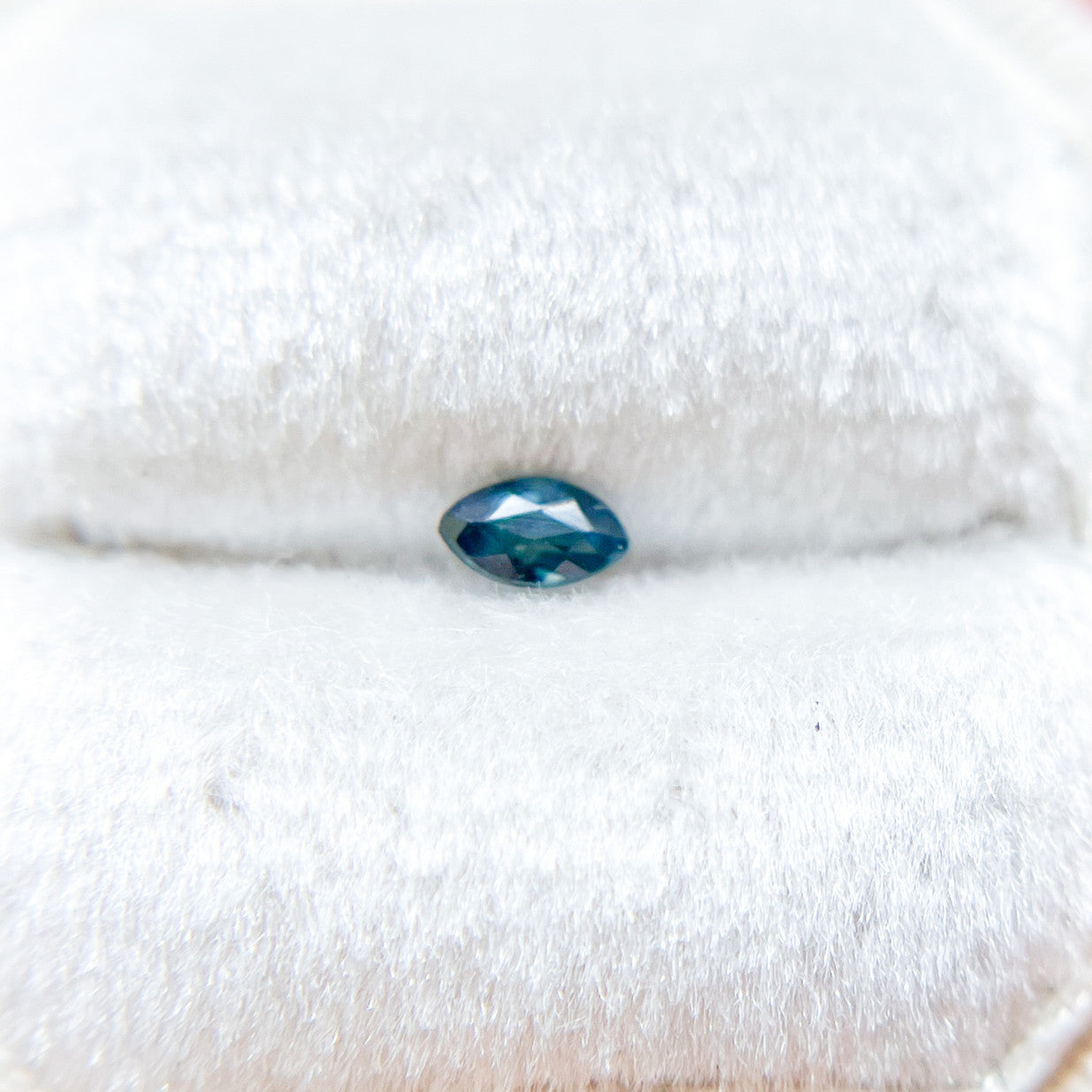 Marquise Cut Teal Sapphire