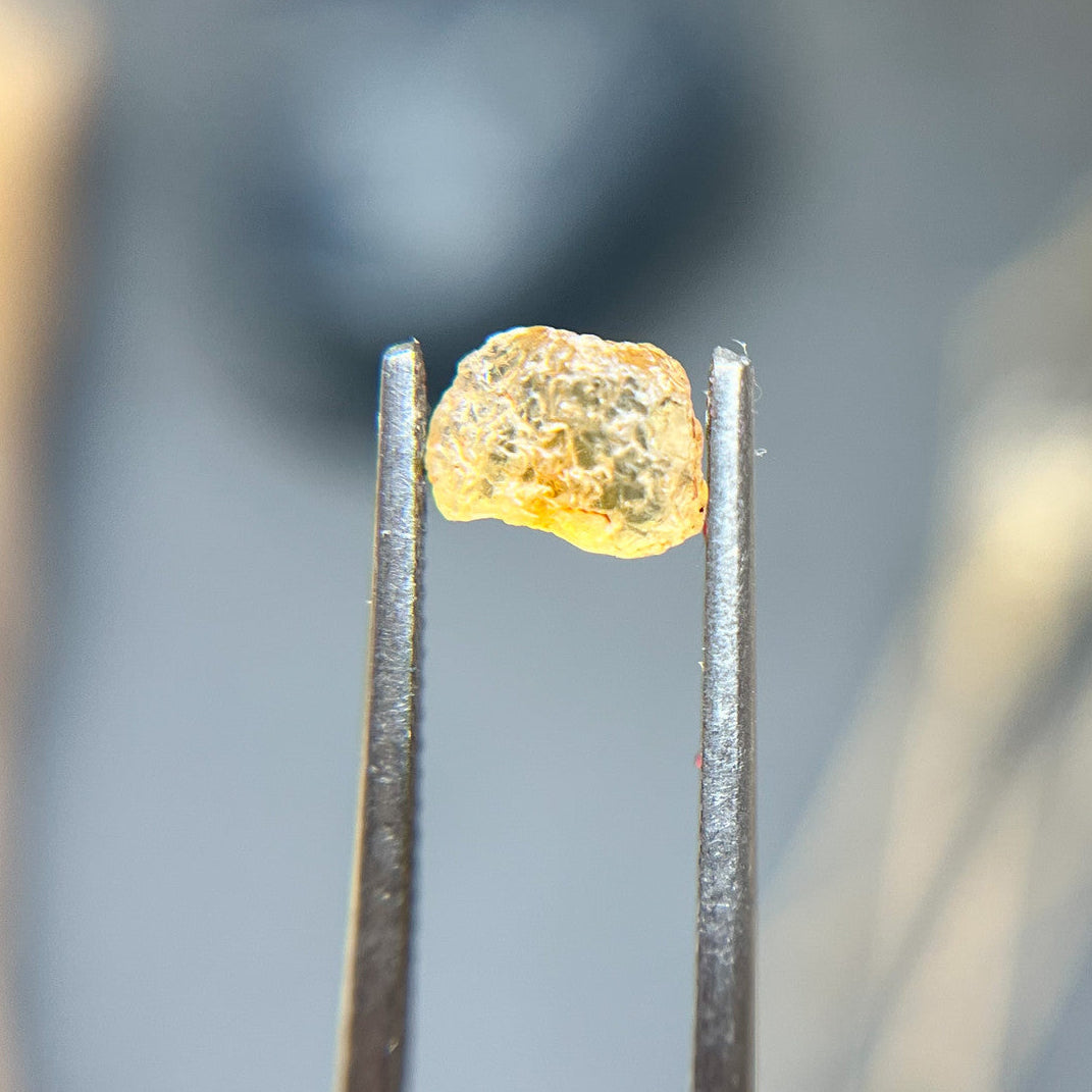 Uncut Yellow Montana Sapphire