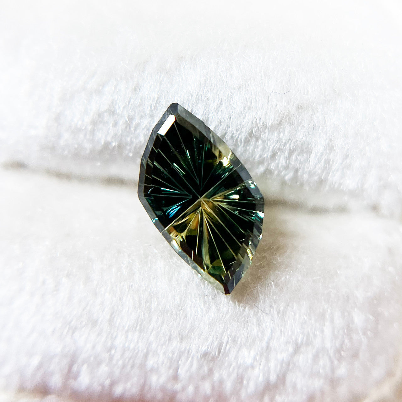Parti Color Sapphire Freeform Starbrite™ Cut by John Dyer