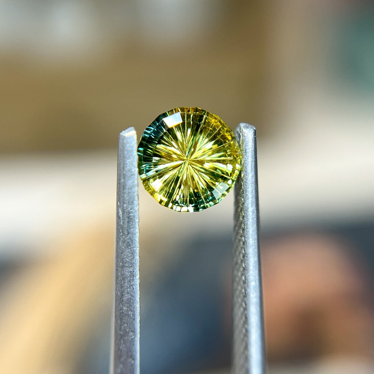 Parti Color Australian Sapphire StarBrite™ Cut by John Dyer