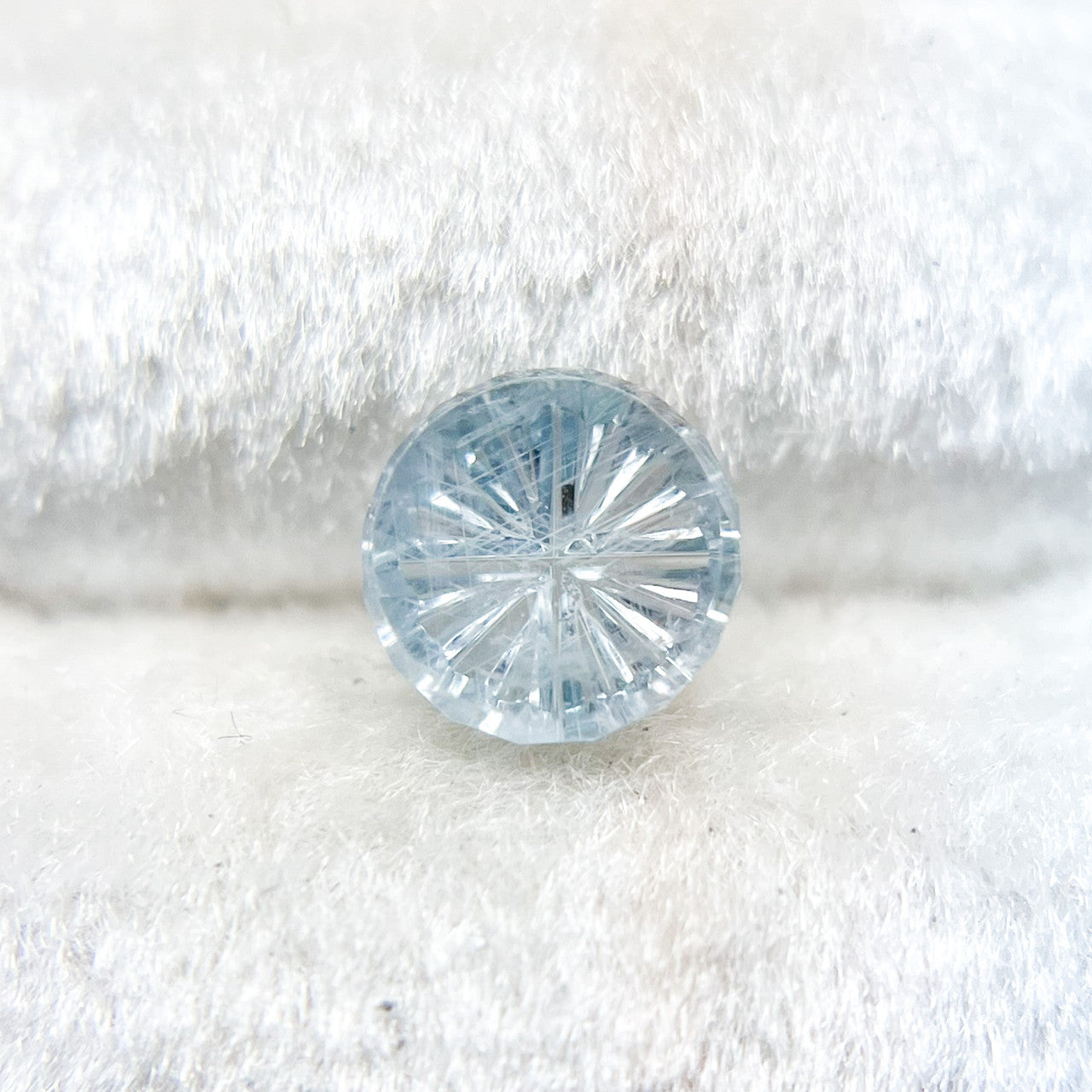 Pale Blue Sapphire StarBrite™ Cut by John Dyer