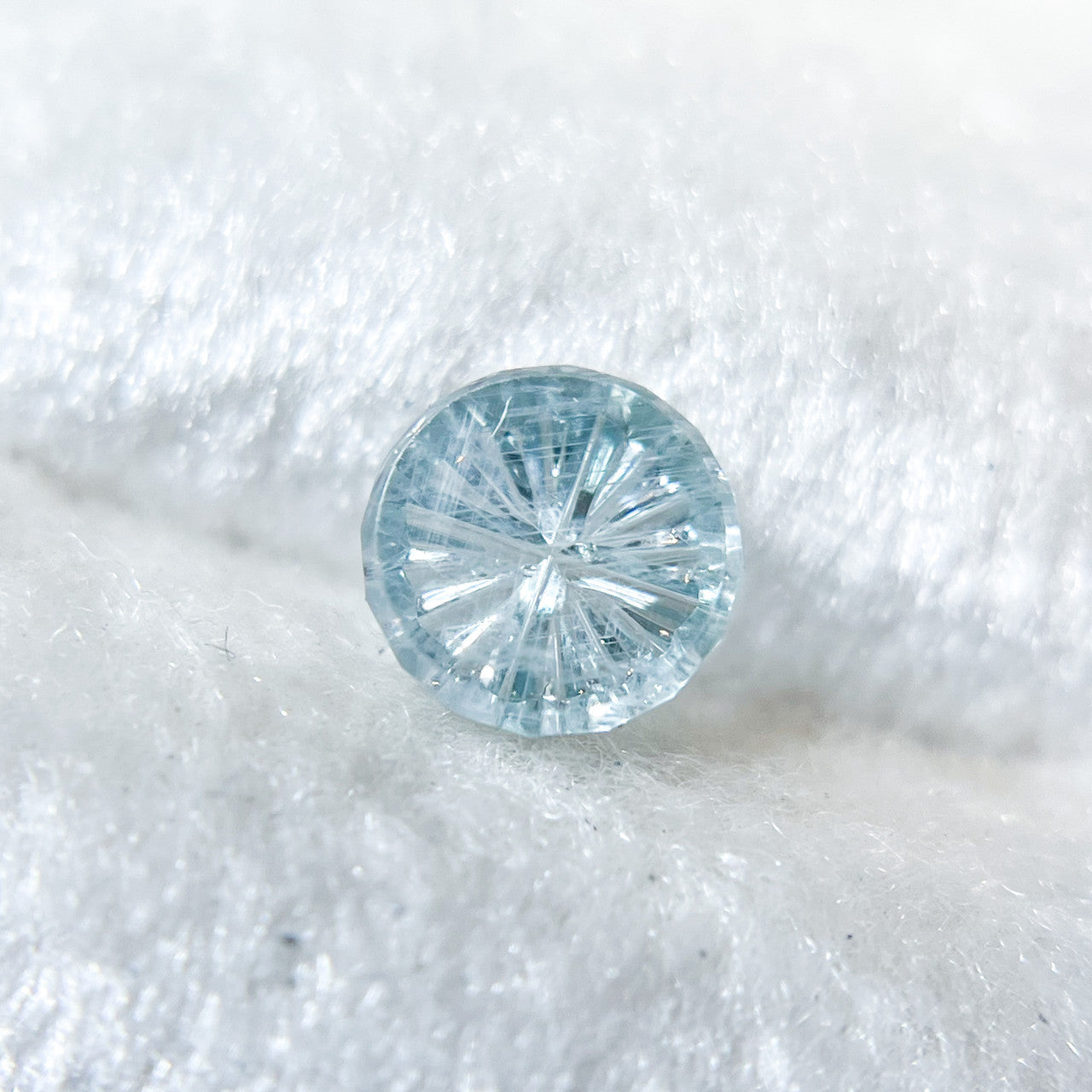 Pale Blue Sapphire StarBrite™ Cut by John Dyer