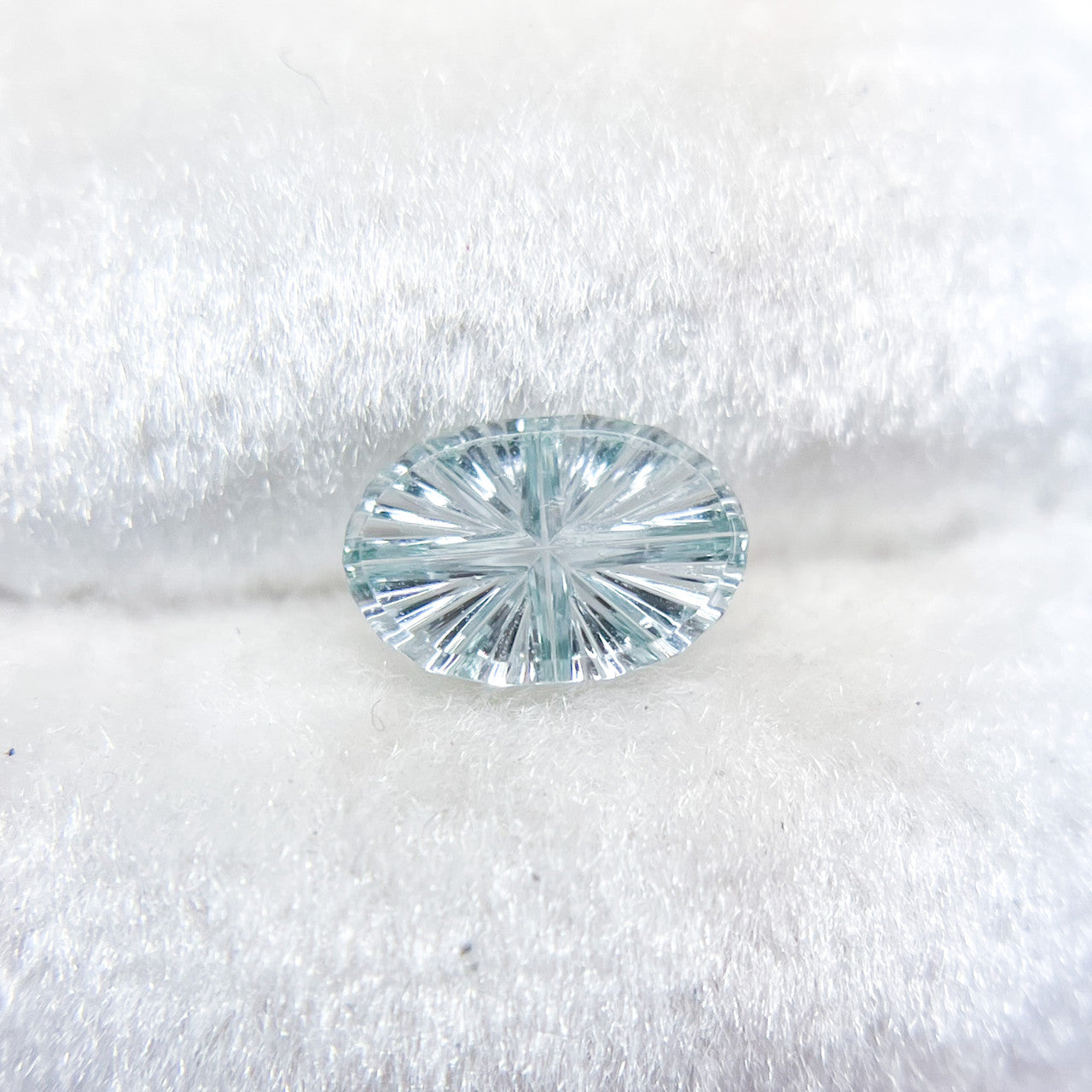 Blue Green Oval Montana Sapphire StarBrite™ Cut by John Dyer