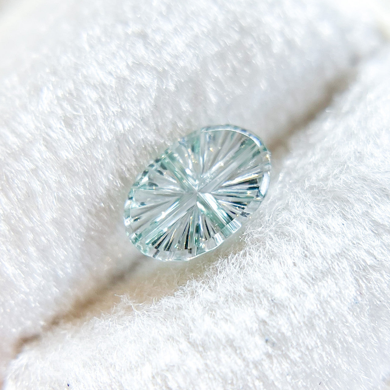 Blue Green Oval Montana Sapphire StarBrite™ Cut by John Dyer