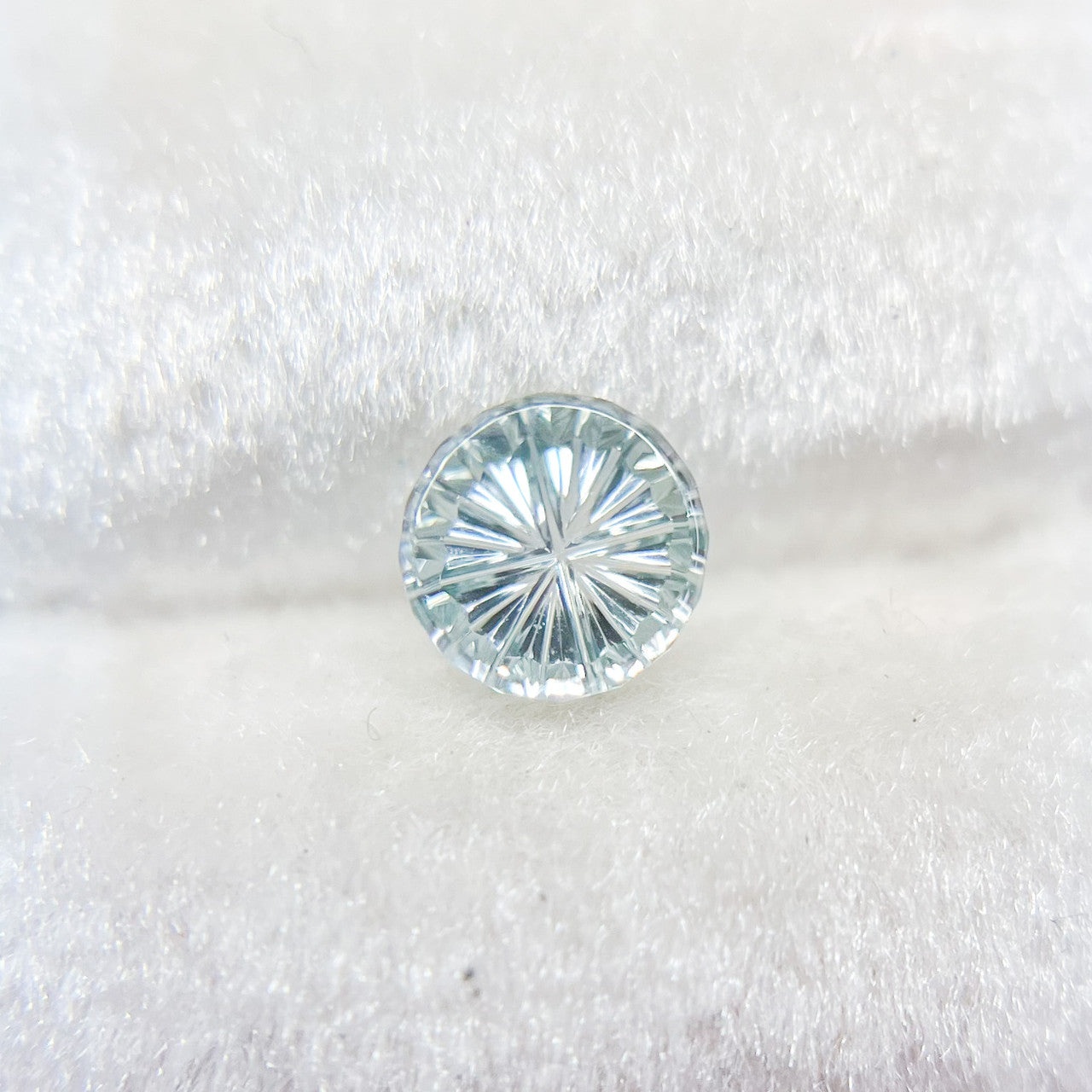 Pale Green Montana Sapphire StarBrite™ Cut by John Dyer