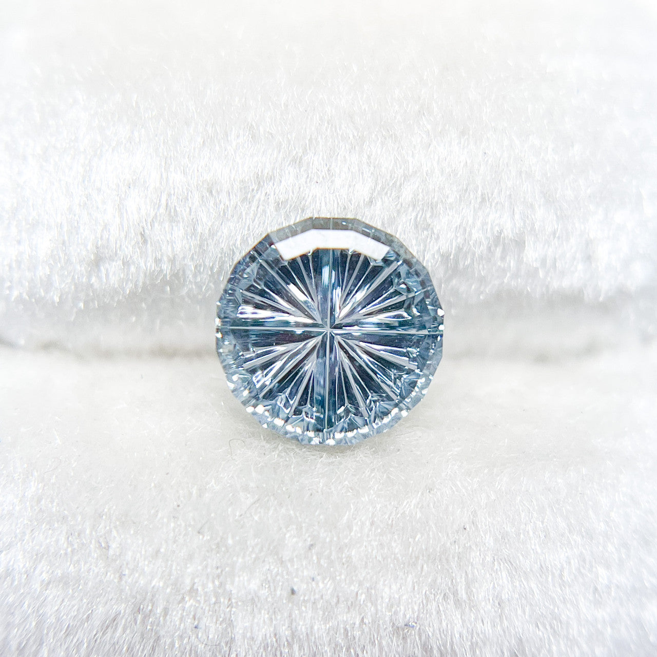 Ocean Blue Round Montana Sapphire Starbrite™ Cut by John Dyer