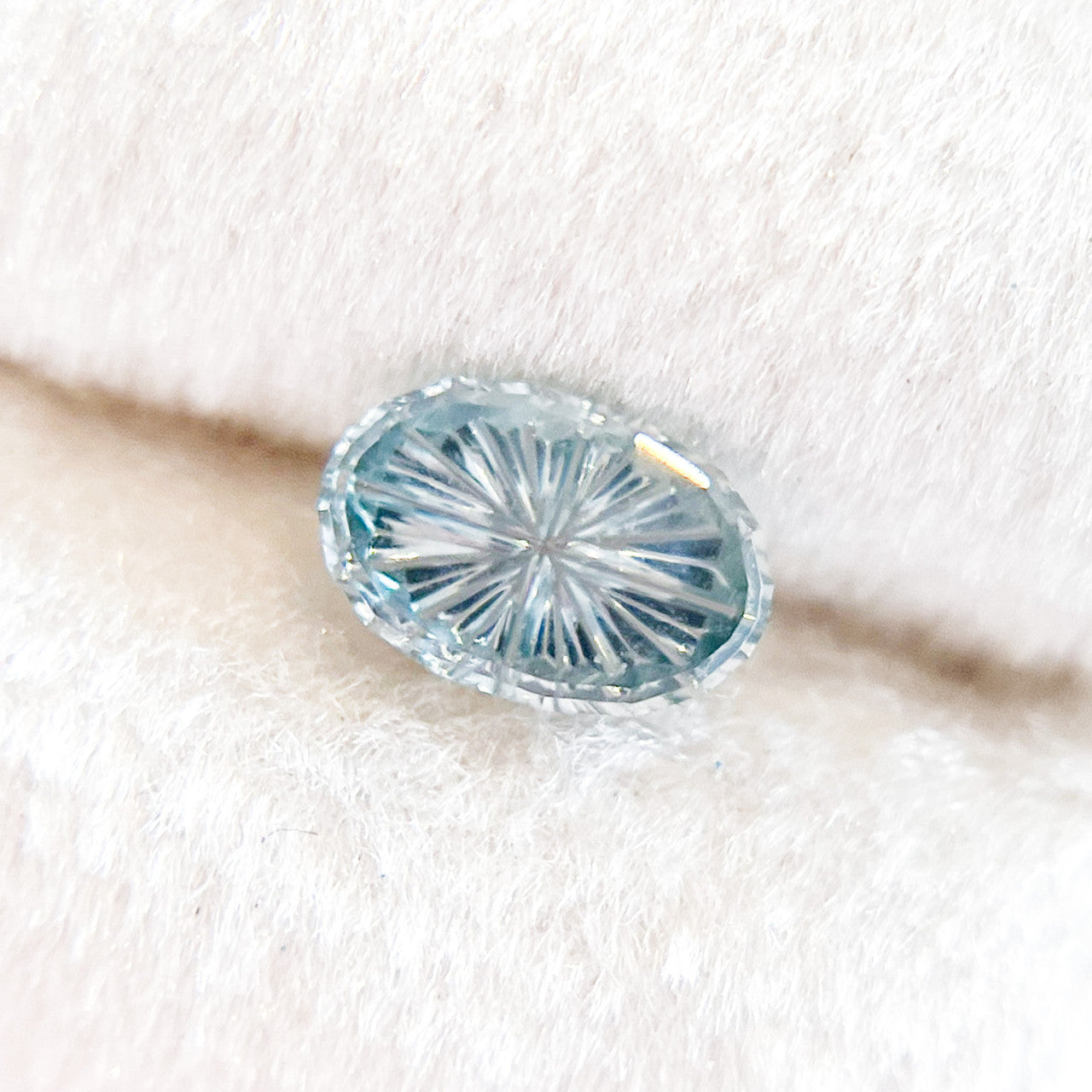 Blue Oval Montana Sapphire Starbrite™ Cut by John Dyer