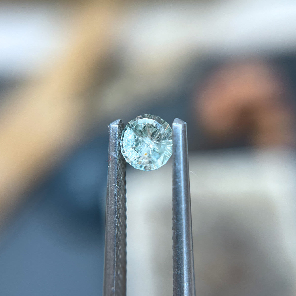 Icy Blue Montana Sapphire StarBrite™ Cut by John Dyer