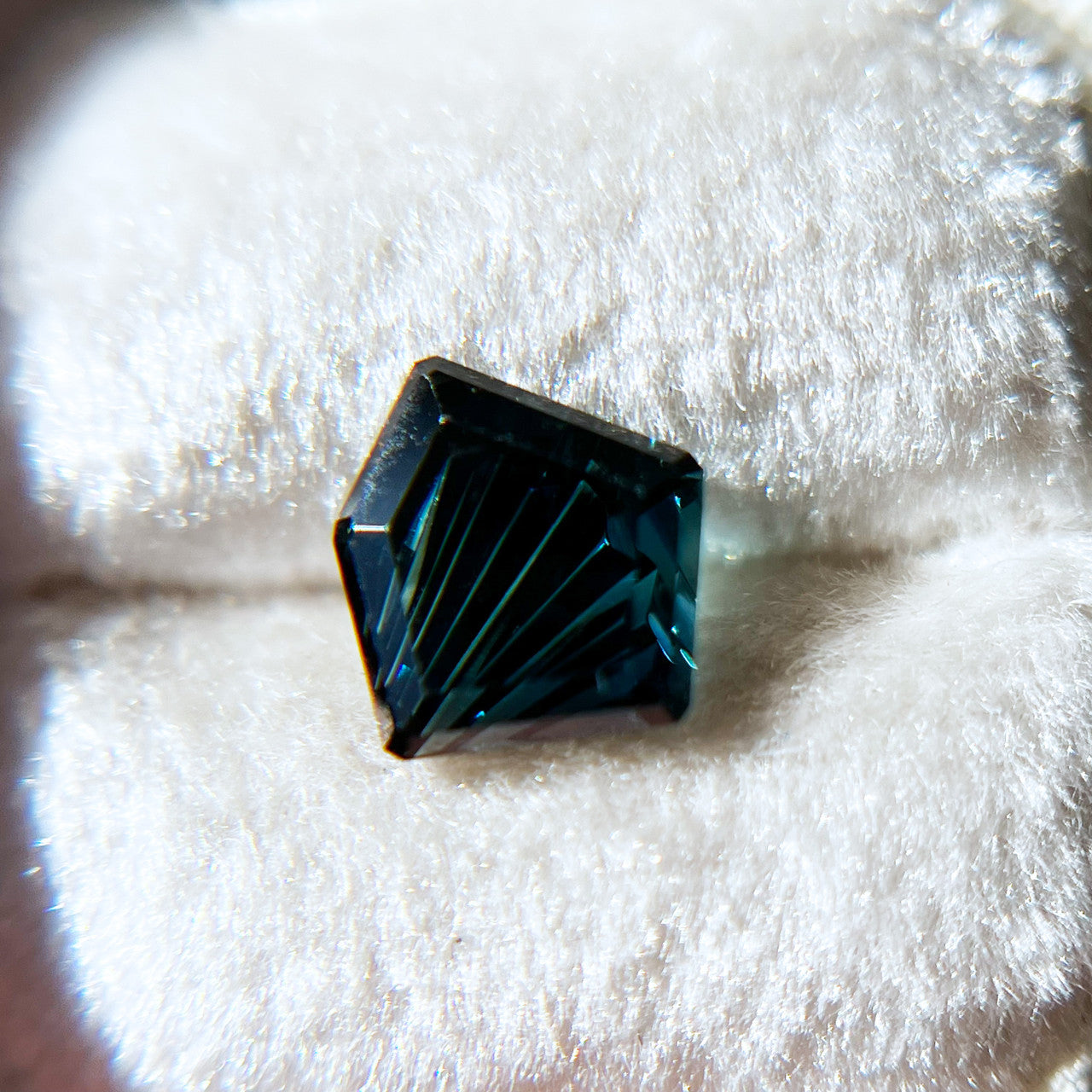 Ethereal Blue Freeform Australian Sapphire Dreamscape™ Cut by John Dyer