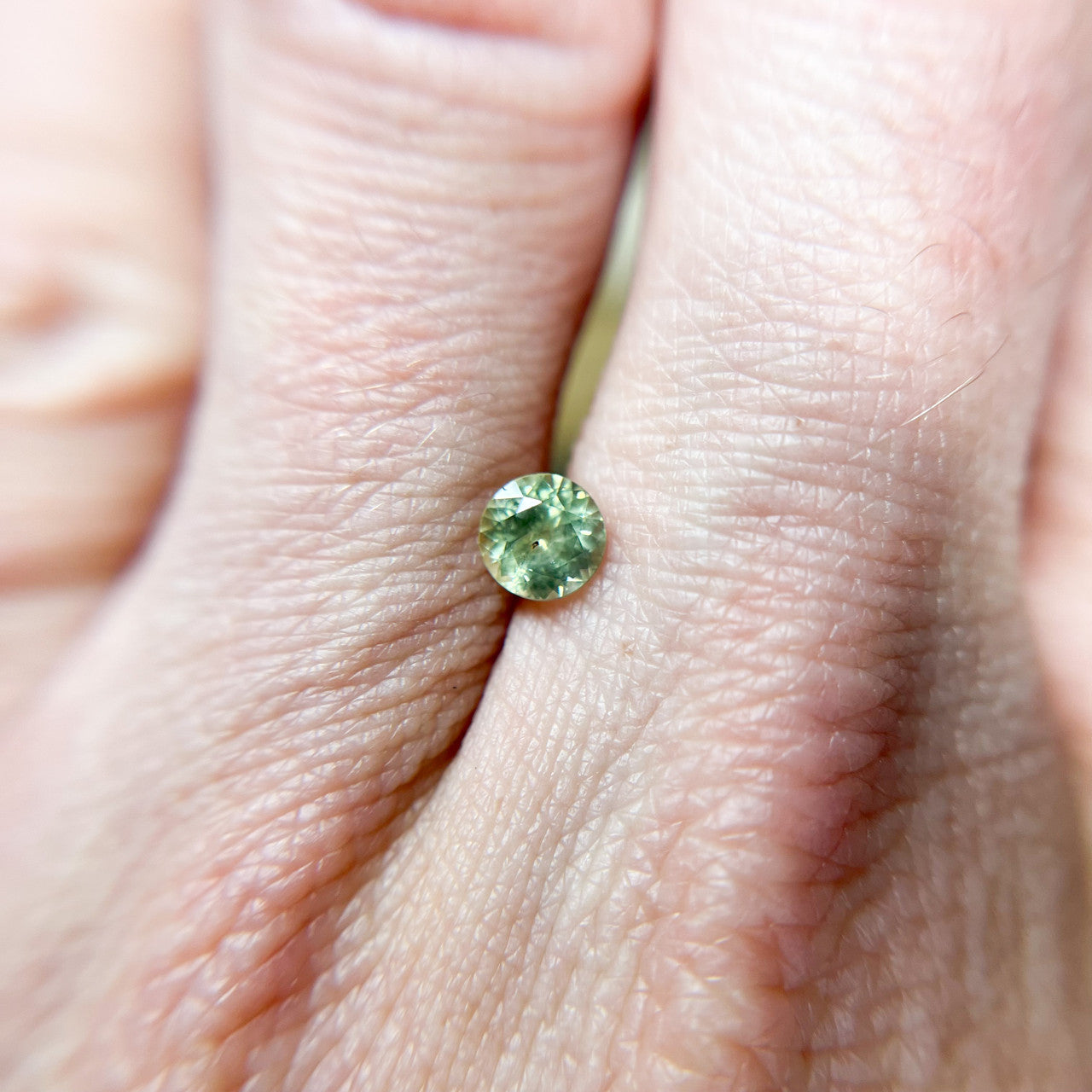 Pale Green Blue Montana Sapphire