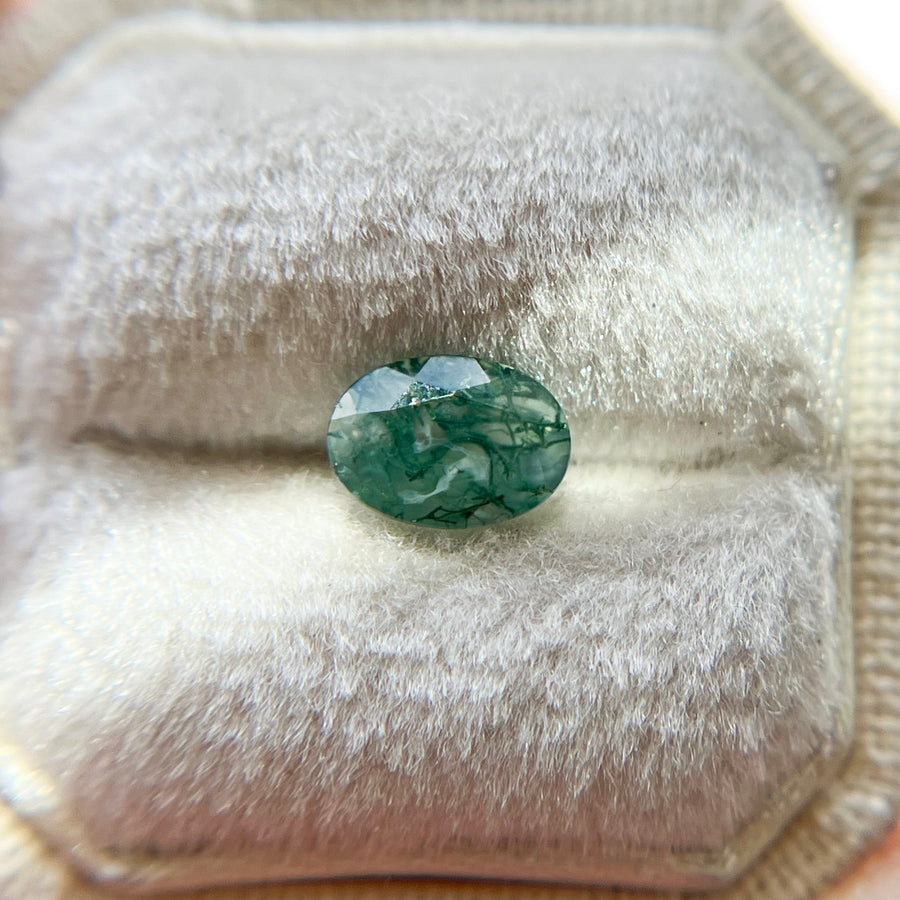 Oval Moss Agate