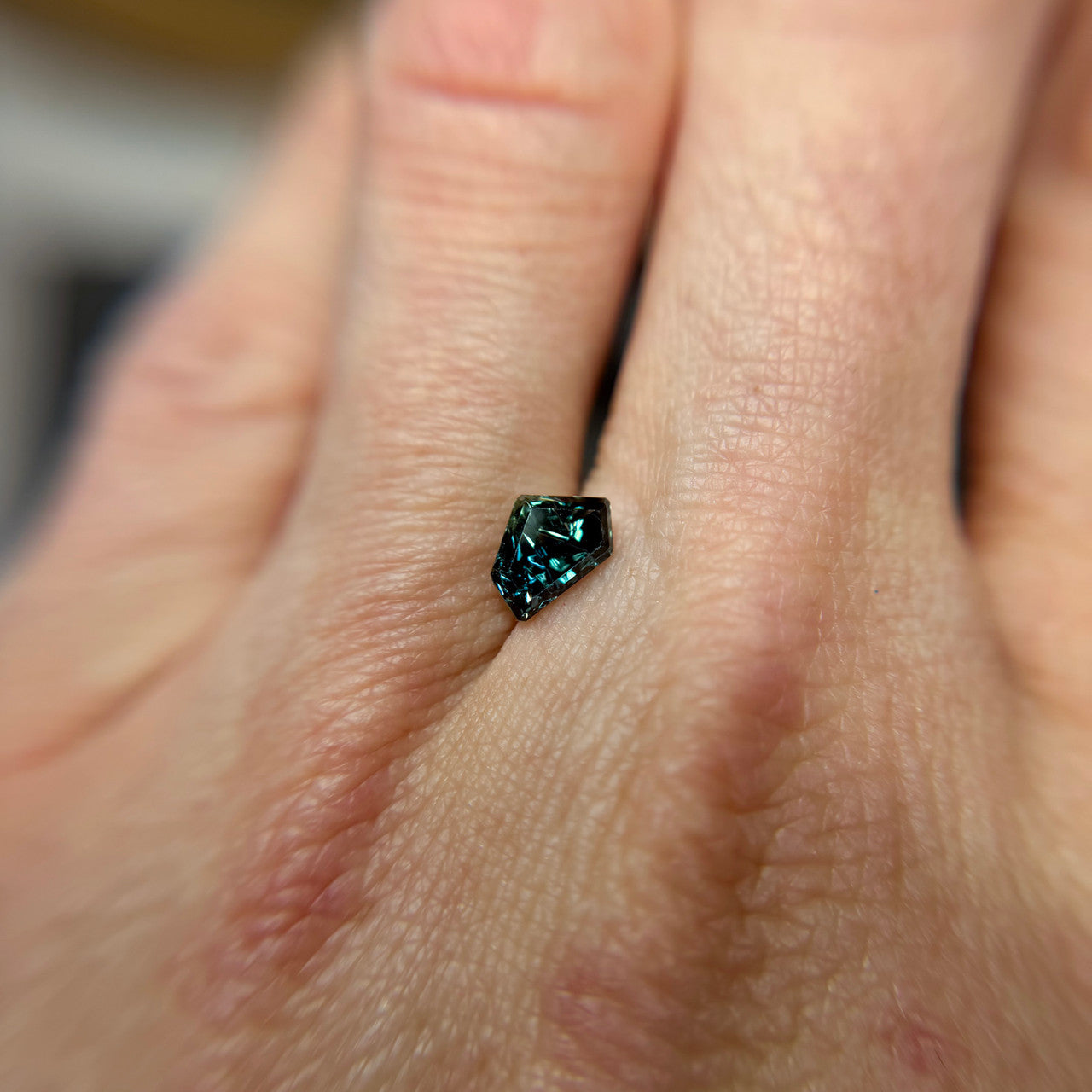 Parti Color Sky Blue Australian Sapphire Dreamscape™ Cut by John Dyer