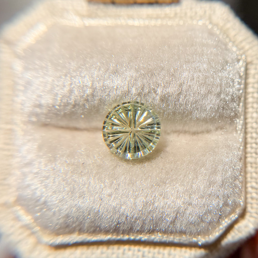 Parti Color Spring Green Montana Sapphire Starbrite™ Cut by John Dyer