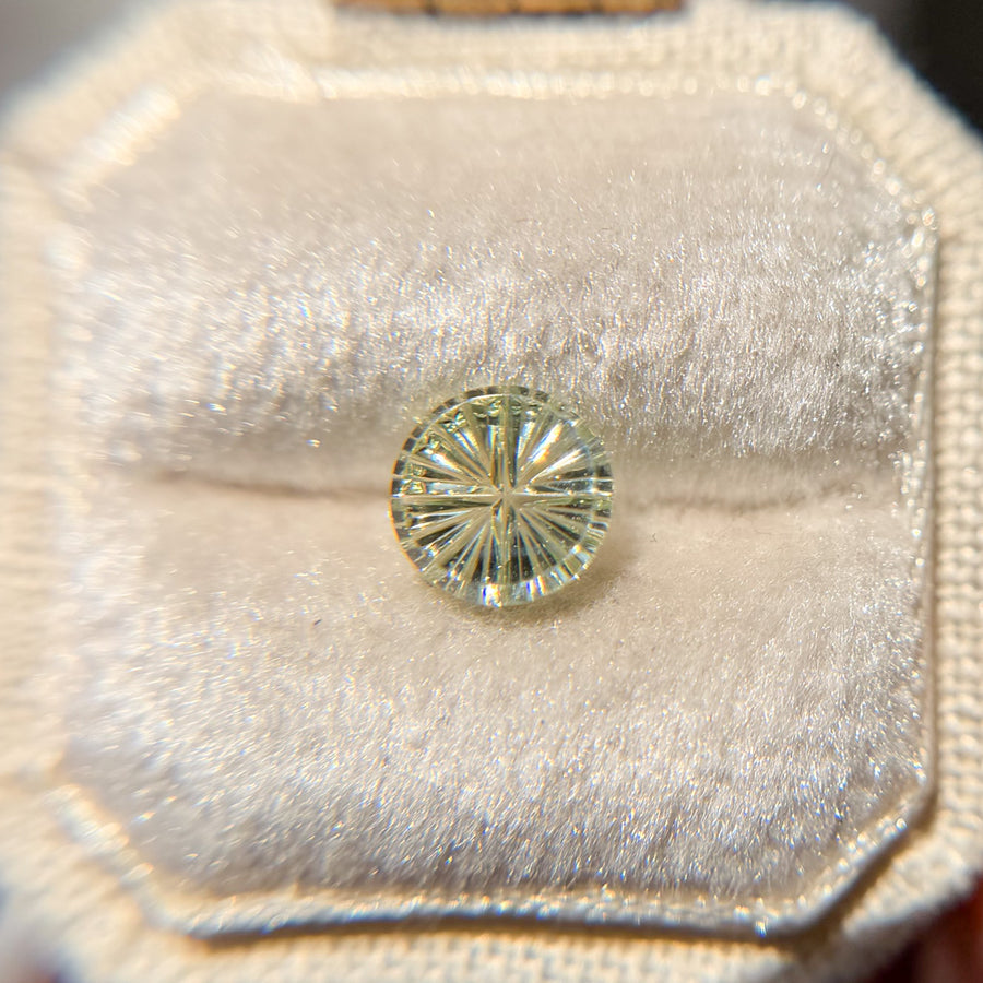 Parti Color Spring Green Montana Sapphire Starbrite™ Cut by John Dyer