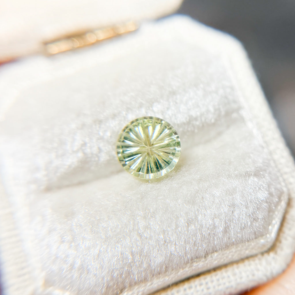 Parti Color Spring Green Montana Sapphire Starbrite™ Cut by John Dyer