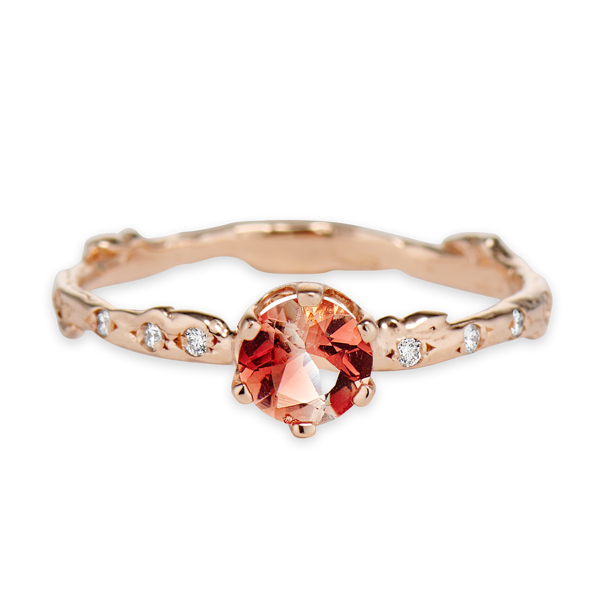 Bluebell Oregon Sunstone Ring