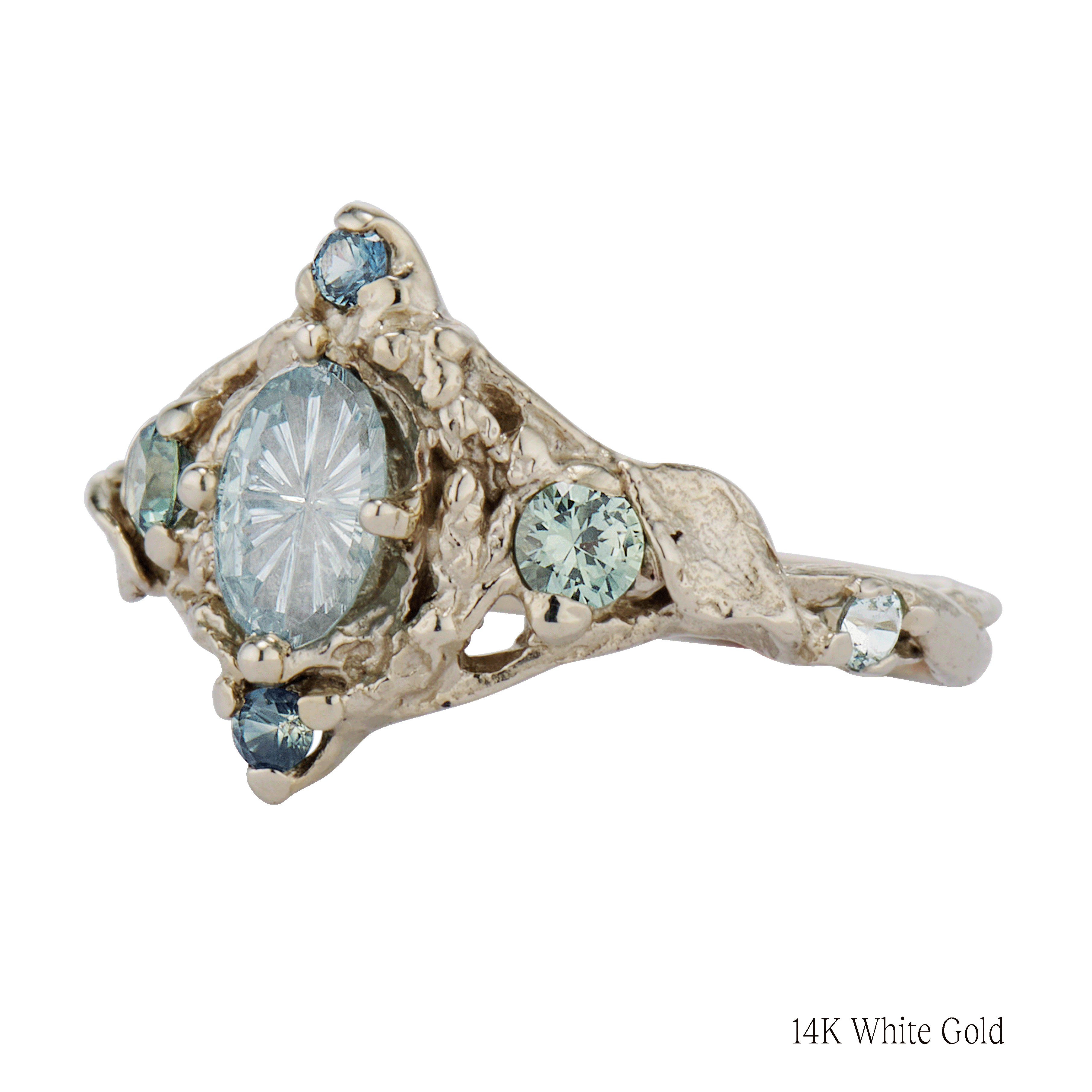 OOAK - Celestine Starbrite Ring