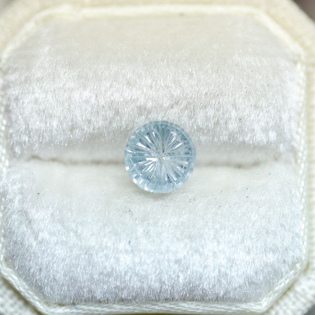 Pale Blue Sapphire StarBrite™ Cut by John Dyer