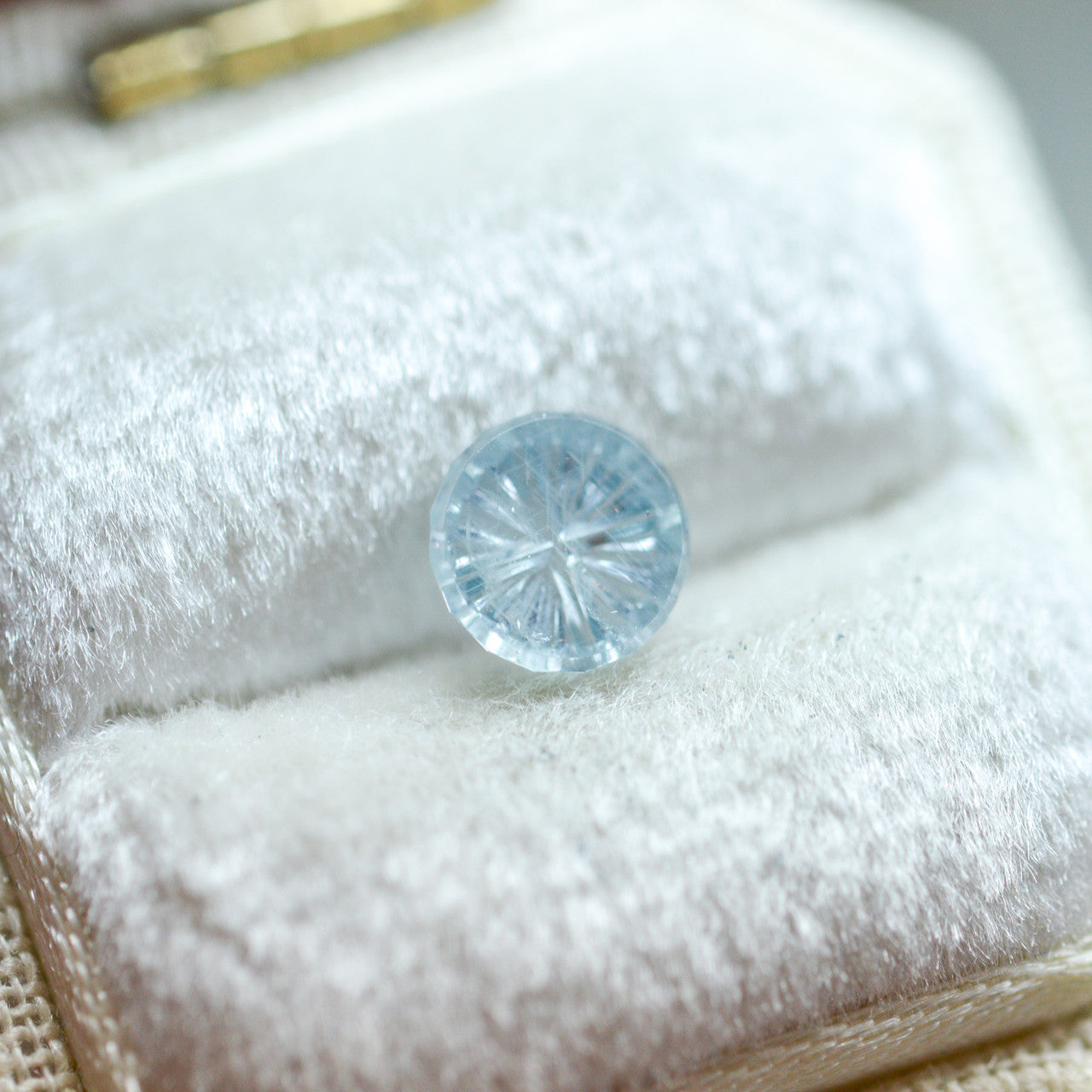 Pale Blue Sapphire StarBrite™ Cut by John Dyer