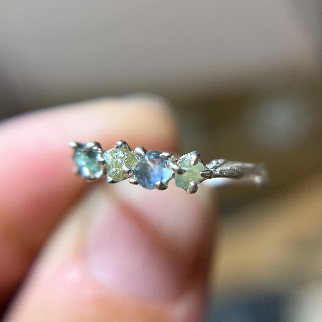Garland Four Stone Ring - Ready To Ship