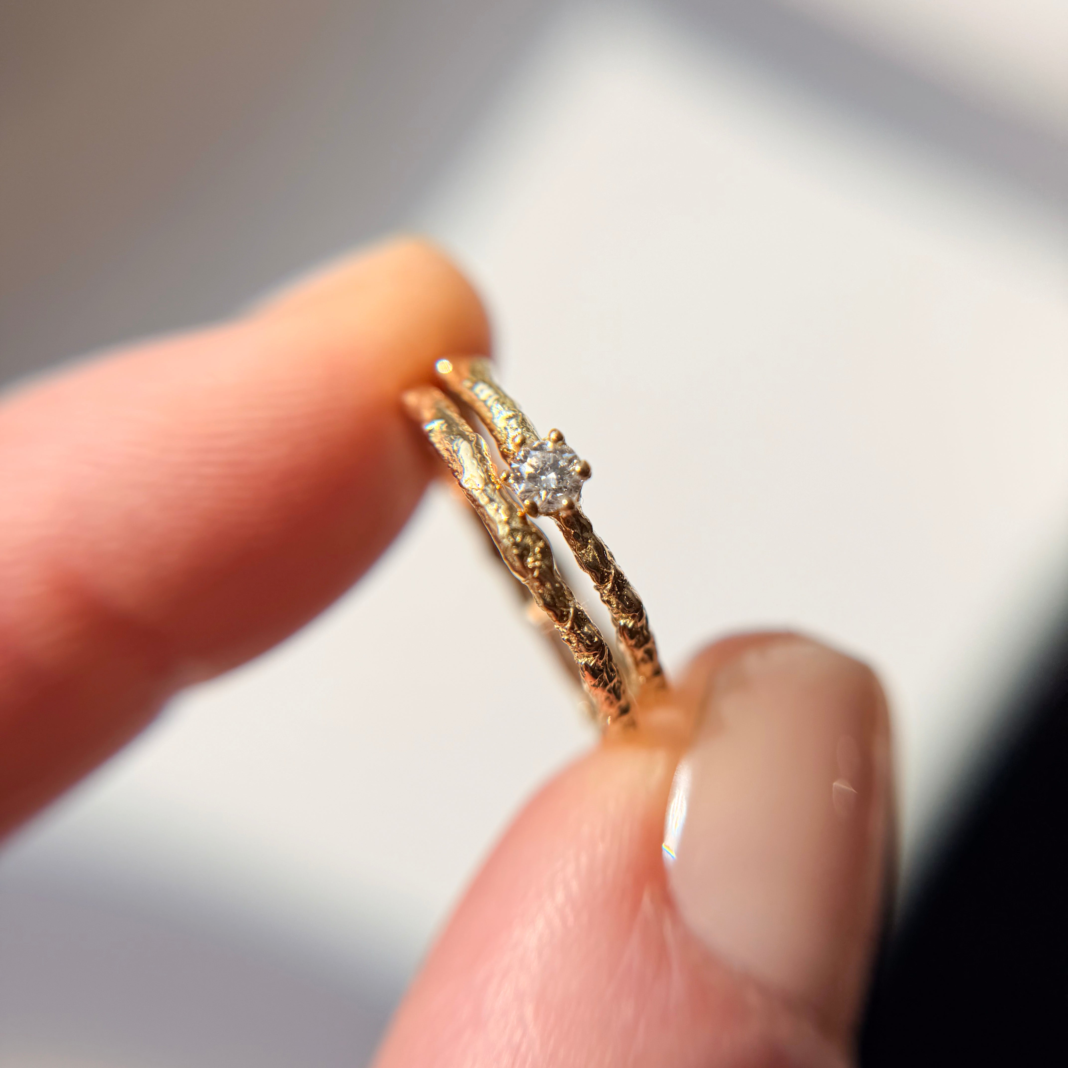 Lila Diamond Solitaire