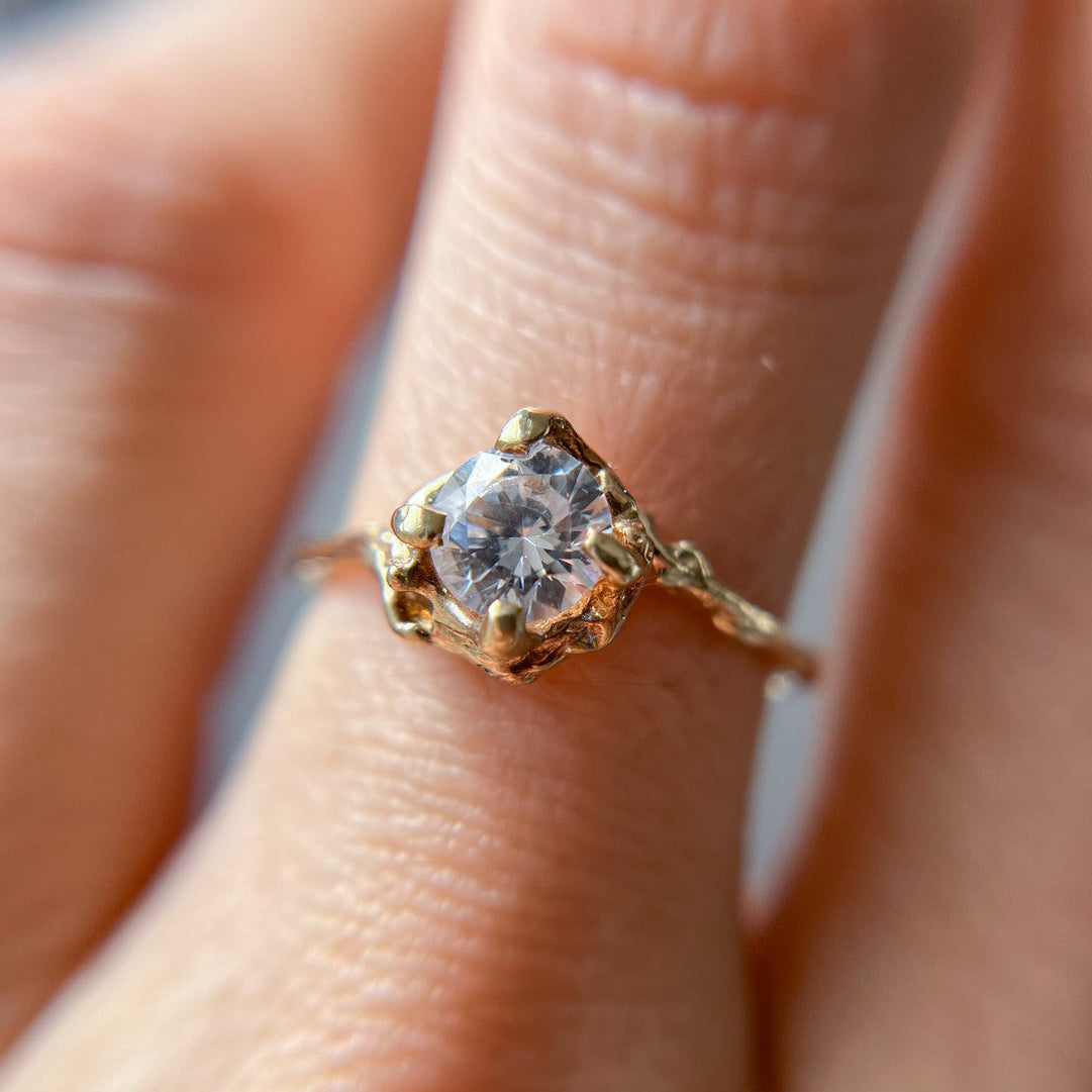 Naples Diamond Solitaire Ring - Ready To Ship