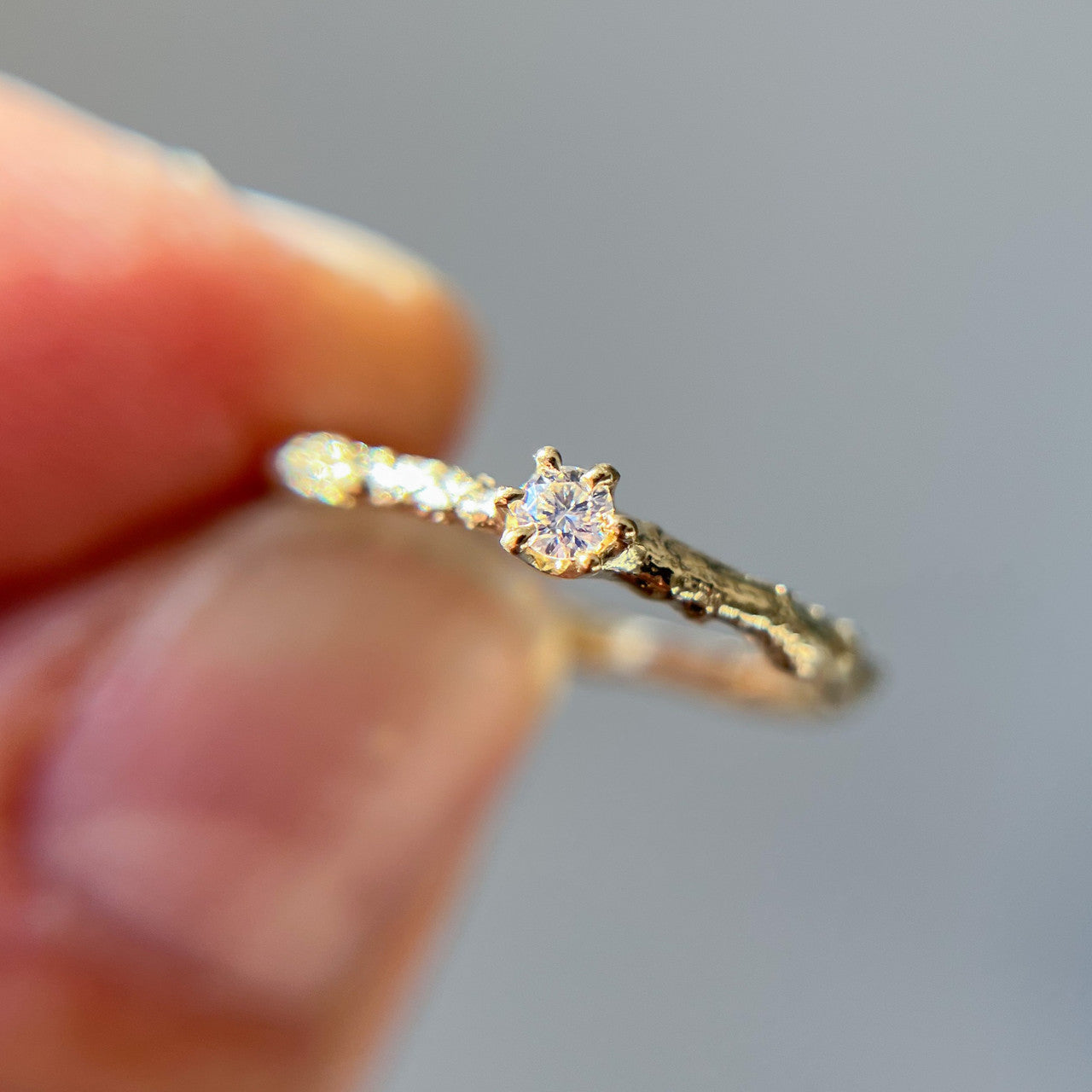Lila Diamond Solitaire - Ready To Ship