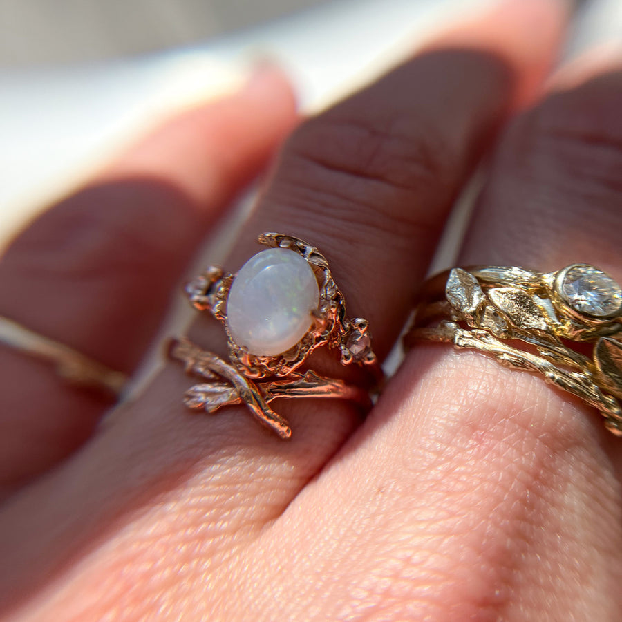 Naples Opal Trio Ring
