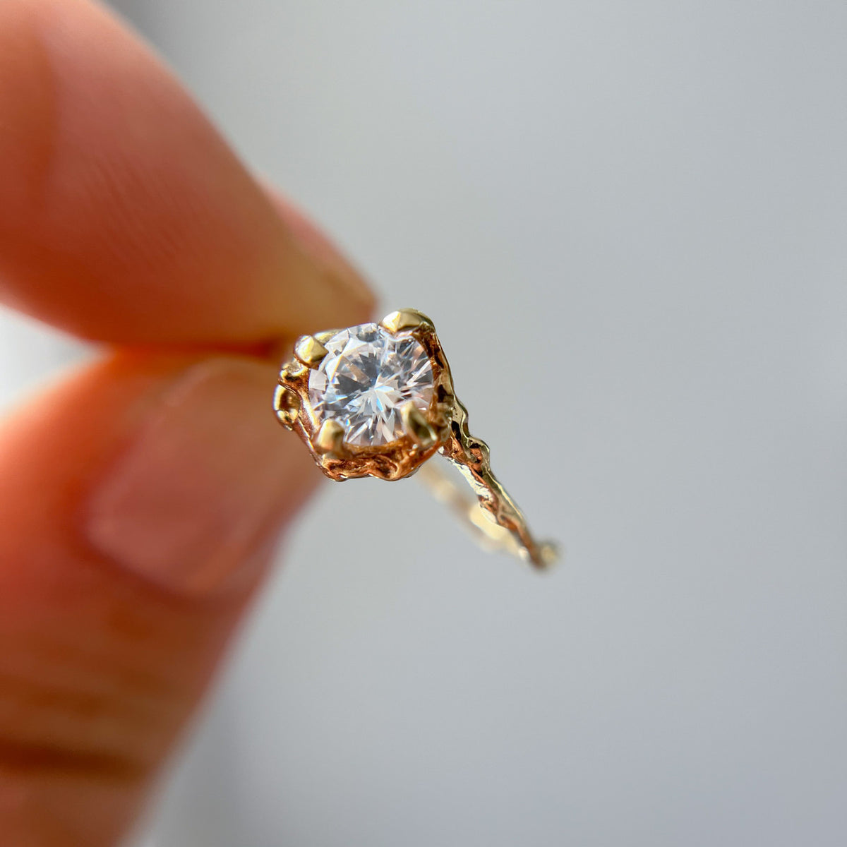Naples Diamond Solitaire Ring - Ready To Ship