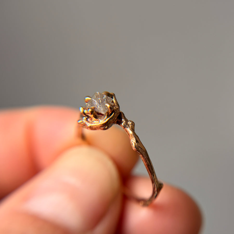 Naples Rough Diamond Solitaire - Ready To Ship