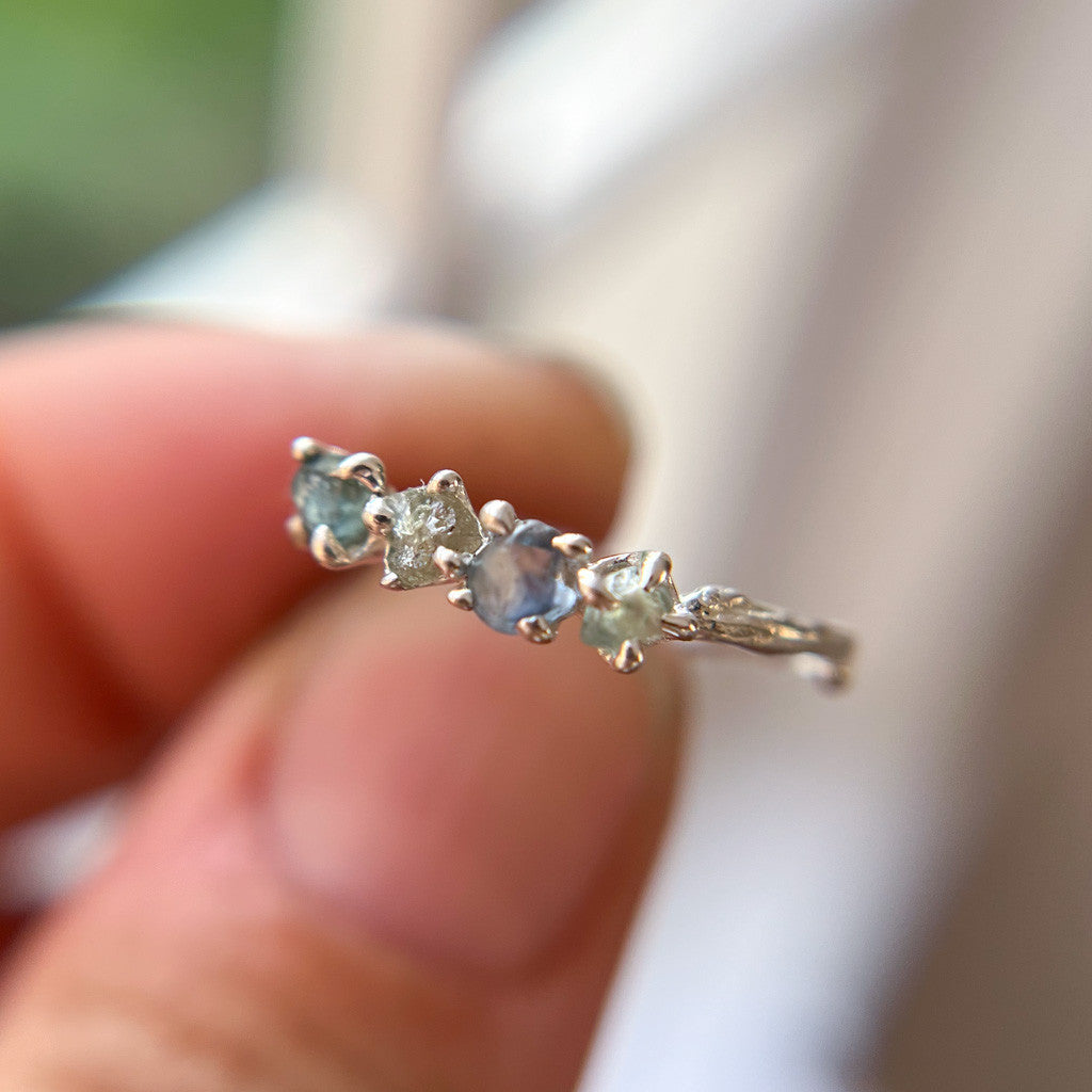 Garland Four Stone Ring - Ready To Ship