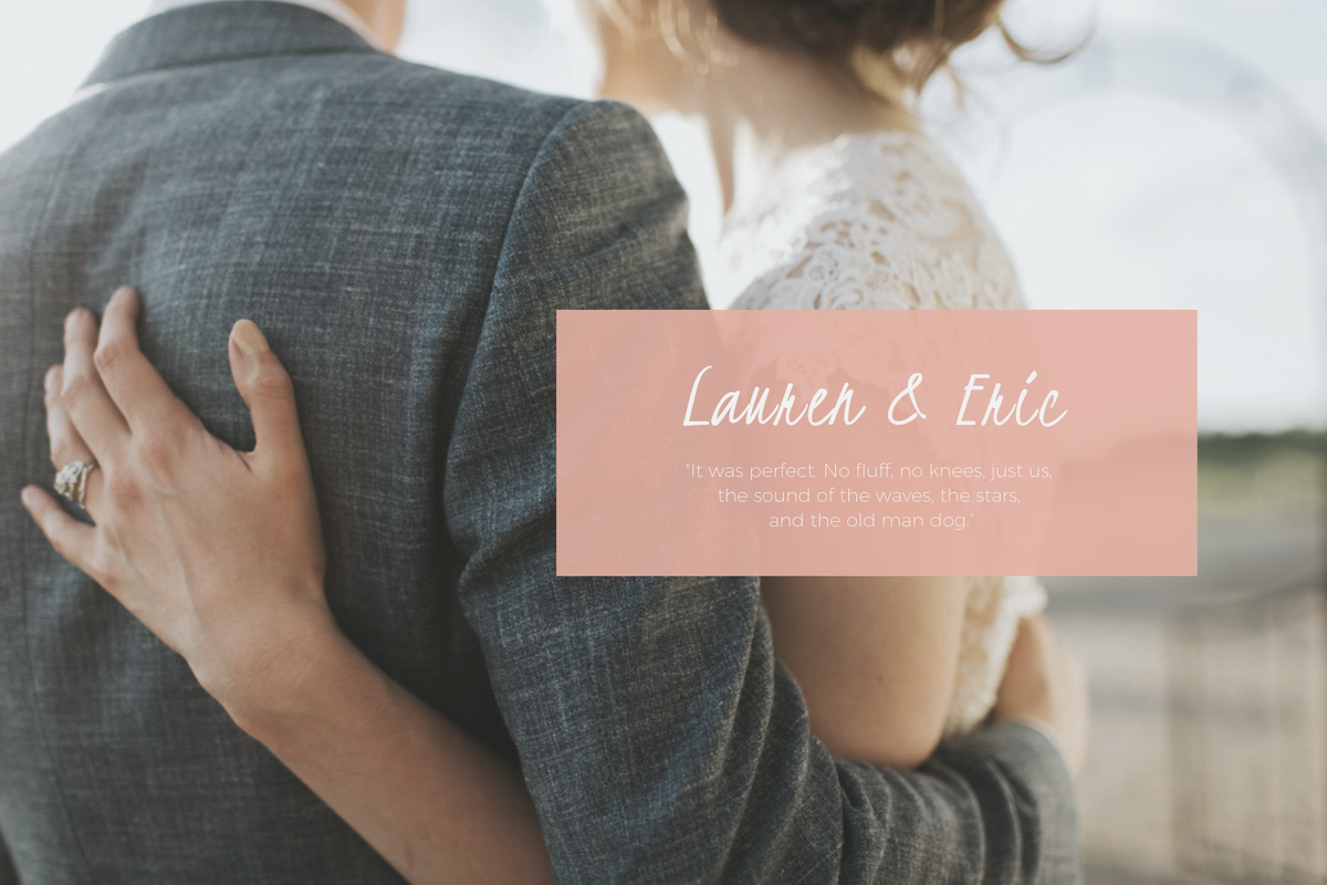 Lauren & Eric Wolf's Custom Wedding Jewelry | Olivia Ewing