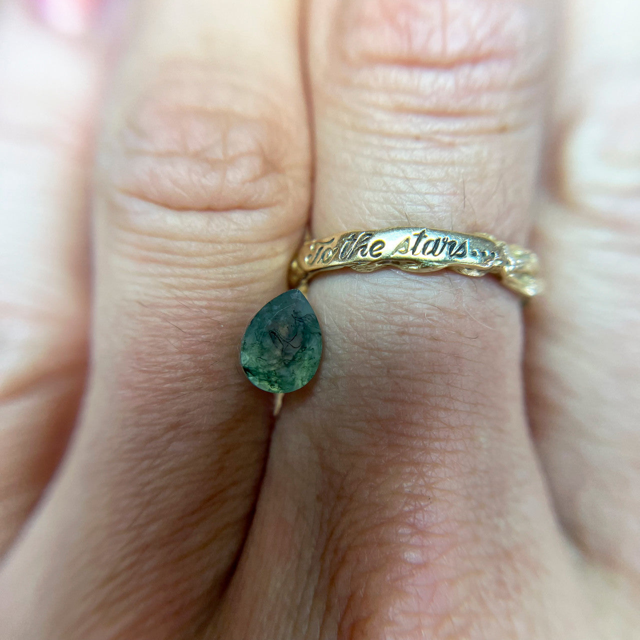 Pear Moss  Agate