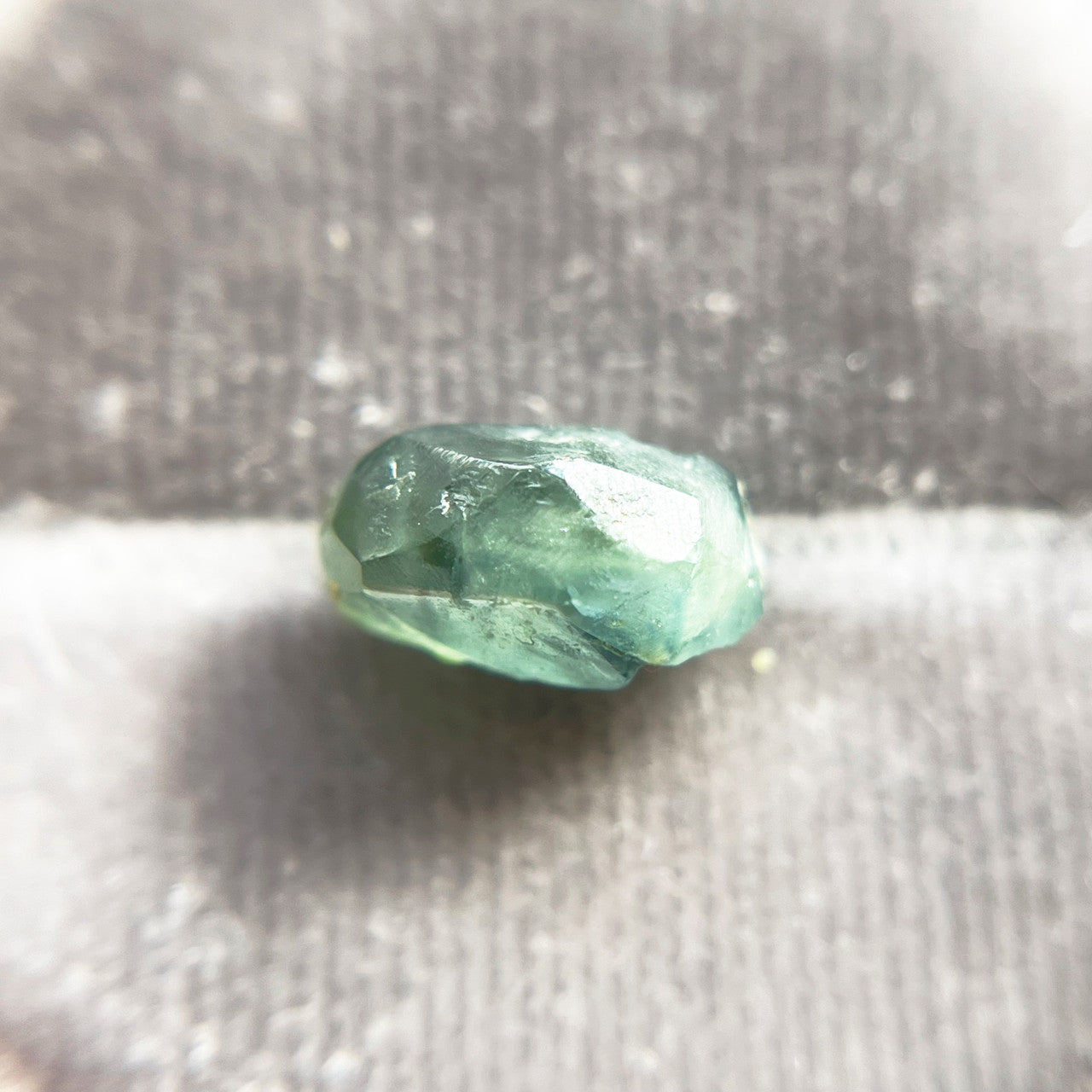 Organically Faceted Oval Rough Australian Blue Green Sapphire