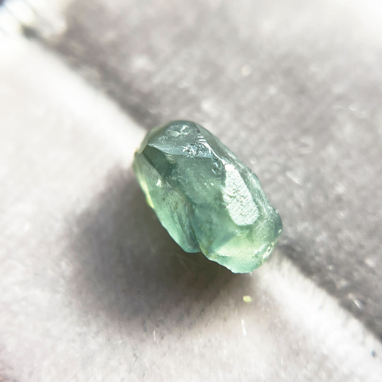 Organically Faceted Oval Rough Australian Blue Green Sapphire