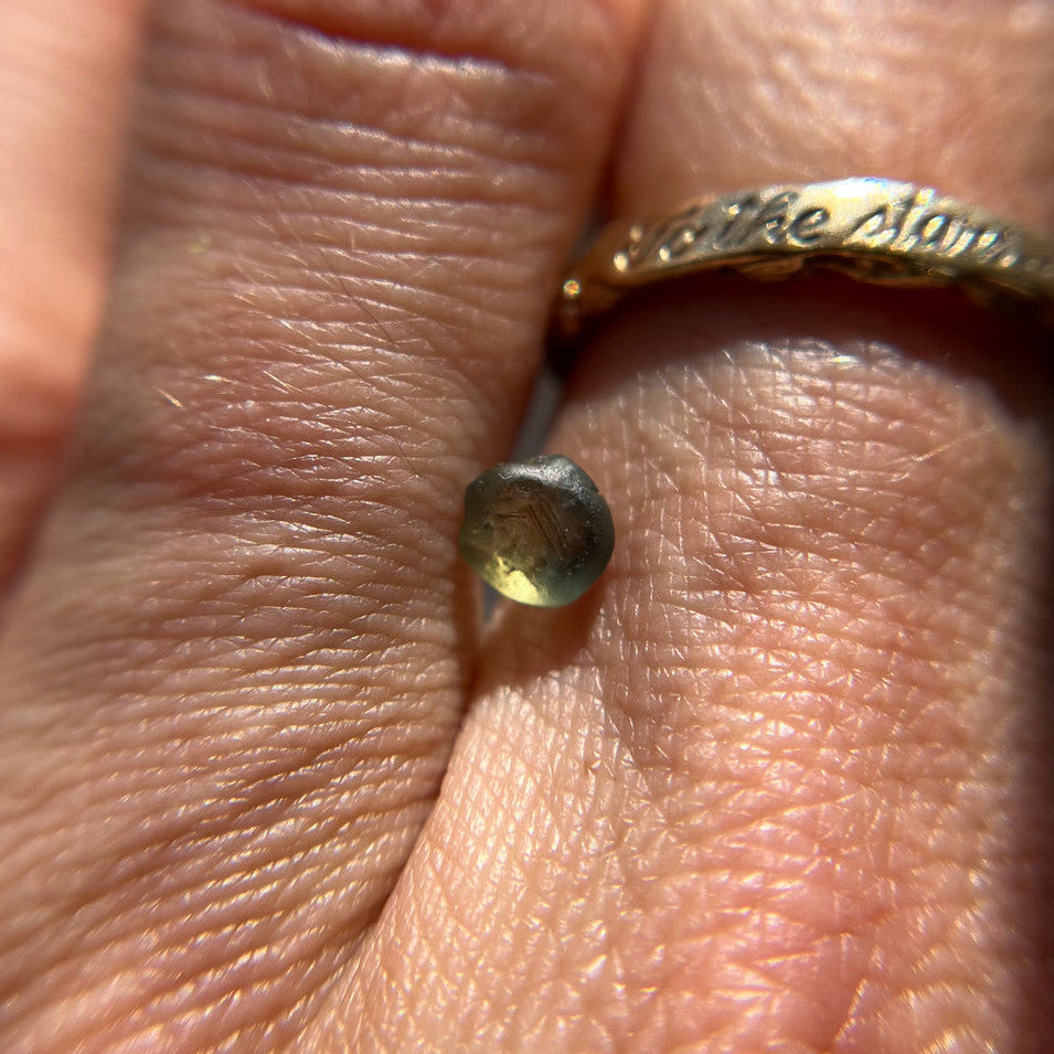Rough Australian Bicolor Green Blue Sapphire