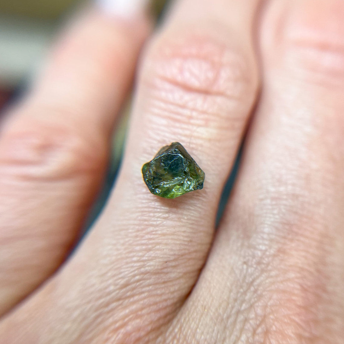 Rough Deep Green Australian Sapphire