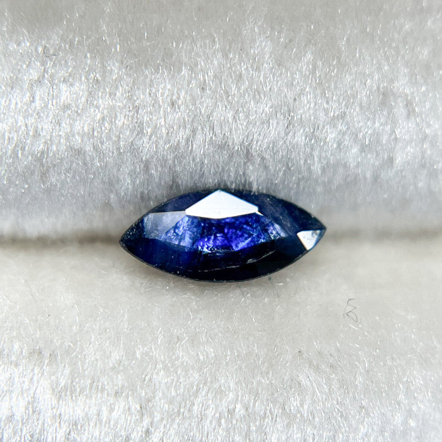 Marquise Cut Teal Blue Sapphire