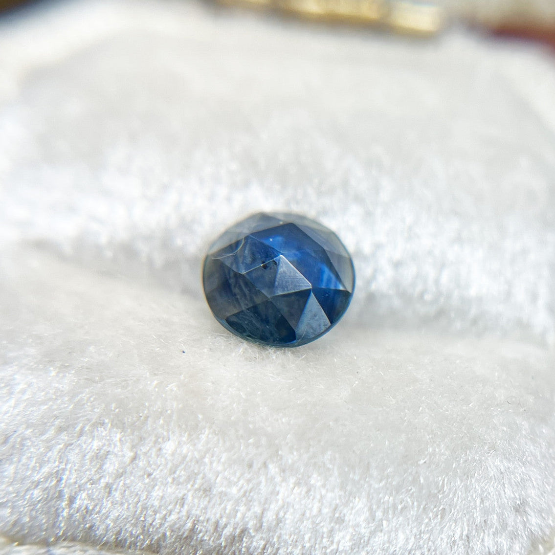 Vibrant Blue Rose Cut Montana Sapphire