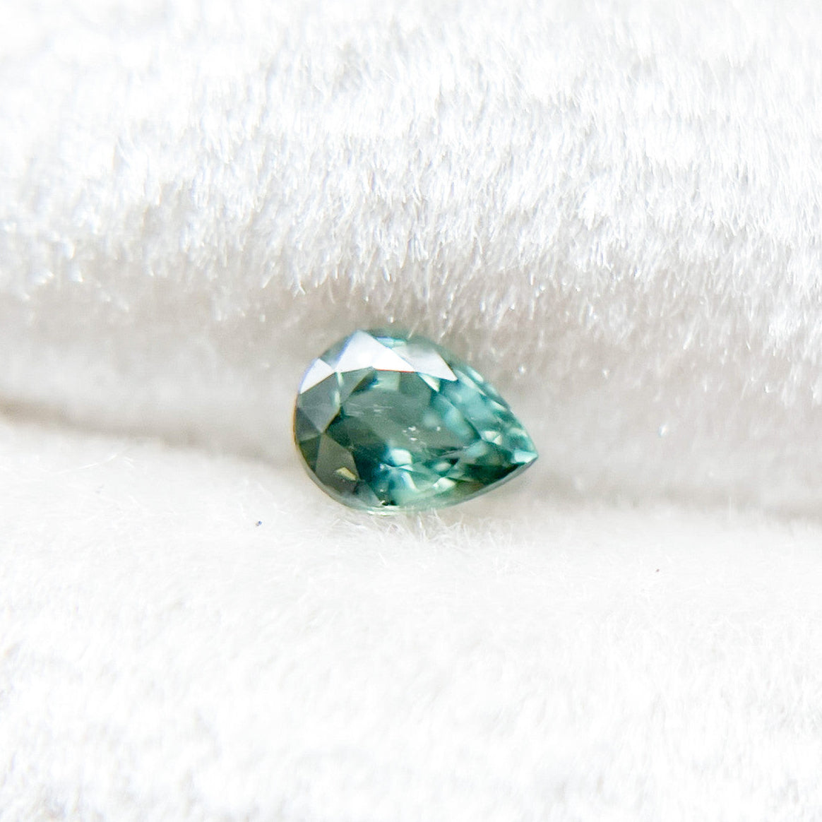 Pear Cut Montana  Sapphire